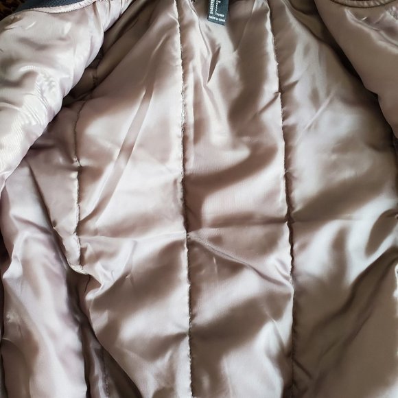 Forever 21 Women's Bomber Jacket, Grey, L - Picture 7 of 9